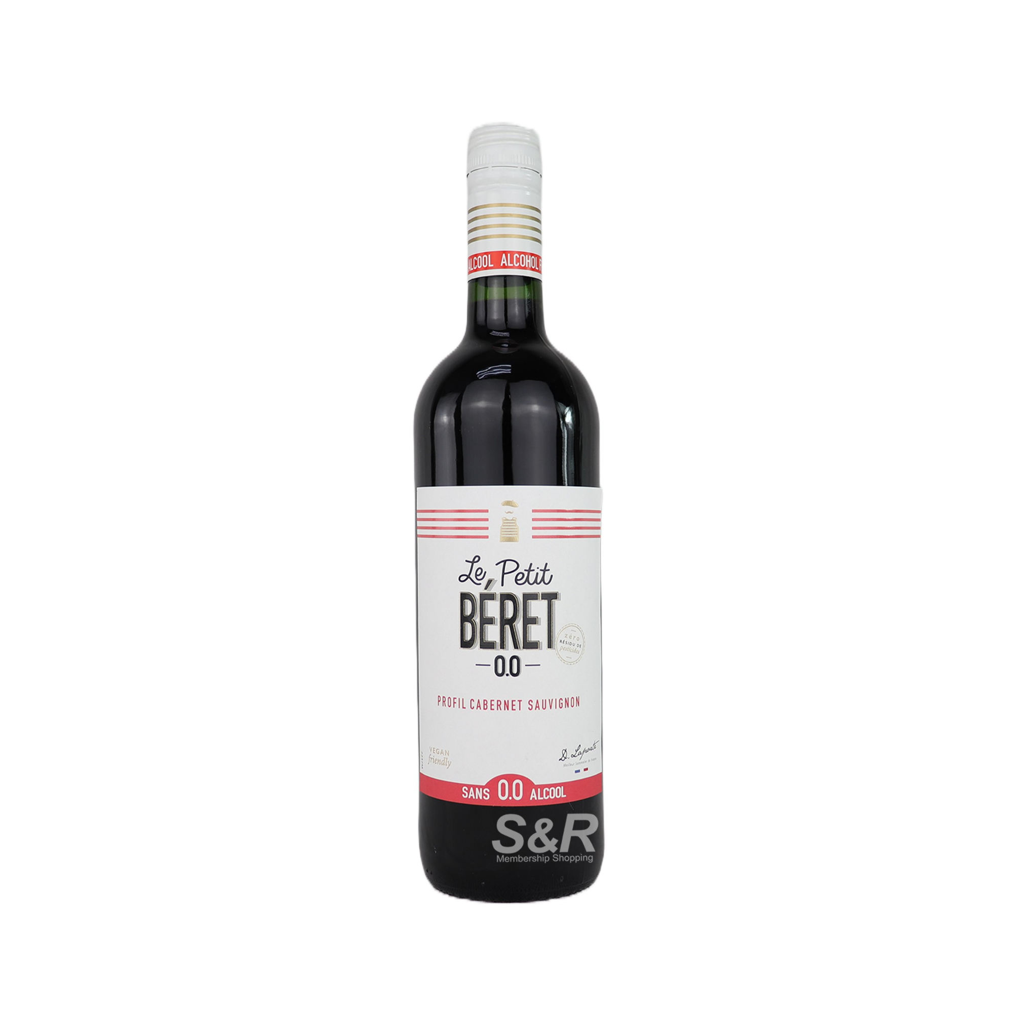 Le Petit Beret Cabernet Sauvignon Non-Alcoholic Red Wine 750mL Le Petit Beret Cabernet Sauvignon Non-Alcoholic Red Wine 750mL